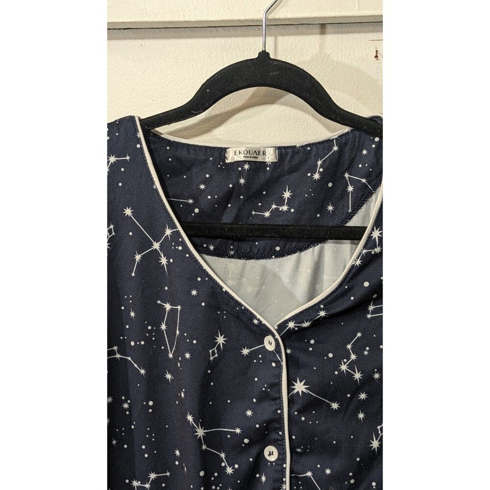 Stars Constellation Pajamas Nightgown Ekouaer sz. Large